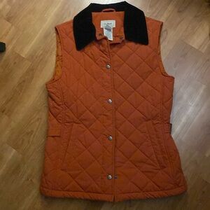 LLBEAN women’s quilted vest S